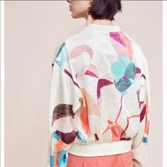 Anthropologie Multicolor Patterned Jacket - Picture 3 of 7